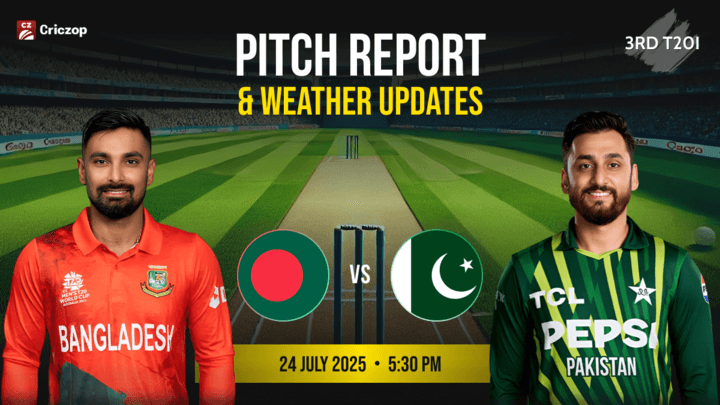 BAN vs PAK 3rd T20I Weather Report 